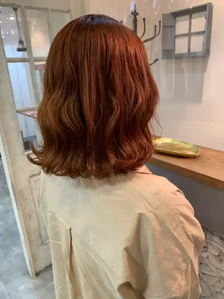 ミディアム カラー Topstylist HARUのヘアスタイル
