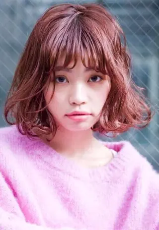 ミディアム カラー 艶髪/レイヤーカット /髪質改善/清水のヘアスタイル
