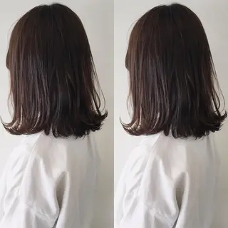 ミディアム ボブ/縮毛矯正 🌟梅田盛一🌟のヘアスタイル