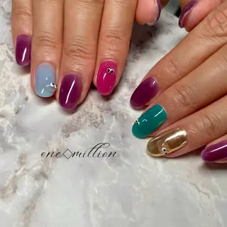 ネイル nail salon ワンミリオンのネイルデザイン