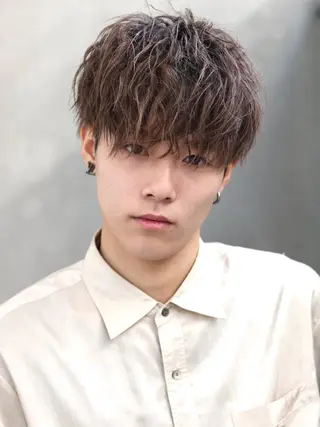メンズ 江坂エリア最安値◎ ブリーチ*土田のヘアスタイル