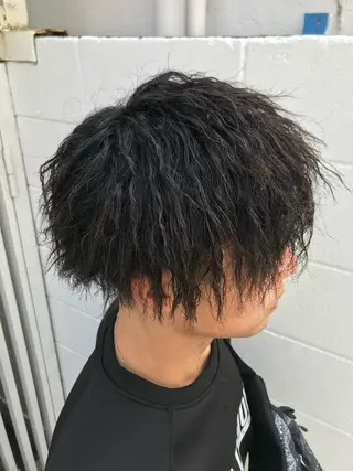 ショート パーマ メンズ メンズ特化 TAKUYAのヘアスタイル