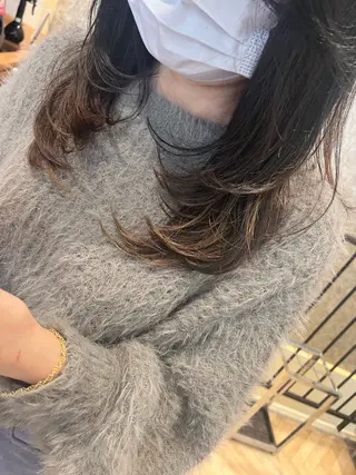 ミディアム カラー soi 💜AYAKOのヘアスタイル