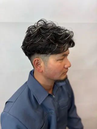 パーマ メンズ accorto 小林諭侑のヘアスタイル