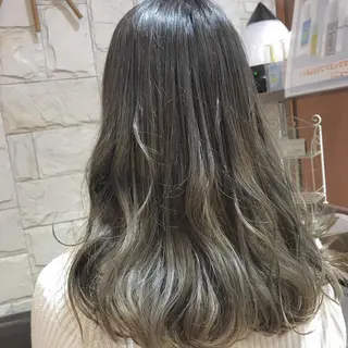ロング カラー Lall  You 大阪所属・🥛洒落髪小顔cut なら龍崎🥛のヘアスタイル