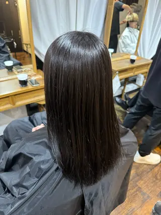 セミロング 松永 かずきのヘアスタイル