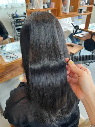 ロング 阪神西宮★JUNO 川﨑温子のヘアスタイル