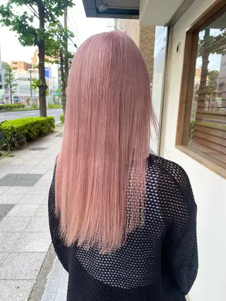 ロング カラー 武田 和子のヘアスタイル