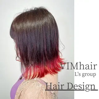 ショート カラー ヘアアレンジ VIM hairおもろまち店のヘアスタイル