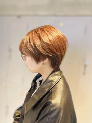 ショート カラー Pocket仙台赤坂 康成のヘアスタイル