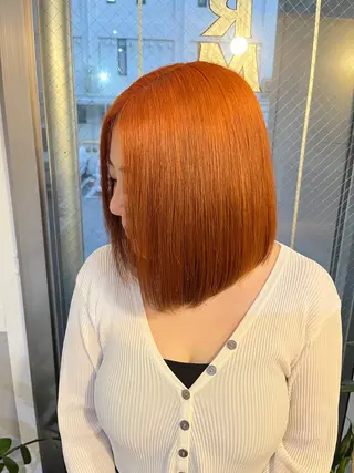 ミディアム miloc naha ナナカのヘアスタイル
