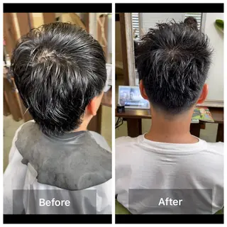 ショート メンズ 堤太志 メンズパーマ特化のヘアスタイル