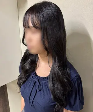 セミロング 巻ける美髪矯正/ 韓国ヘア/yutaのヘアスタイル