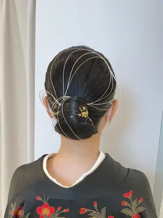 ヘアアレンジ 似合わせ艶髪カラー ❤️ハダユミのヘアスタイル