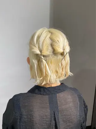 ヘアアレンジ 💫miyu💫デザ インカラー/アレンジのヘアスタイル