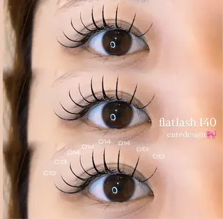 マツエク・マツパ Mell Yuuna ♡パリエク /束感のマツエク・マツパデザイン