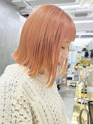 ミディアム カラー パーマ ヘアアレンジ メンズ ハイトーン/レイヤー 🌸さくらのヘアスタイル