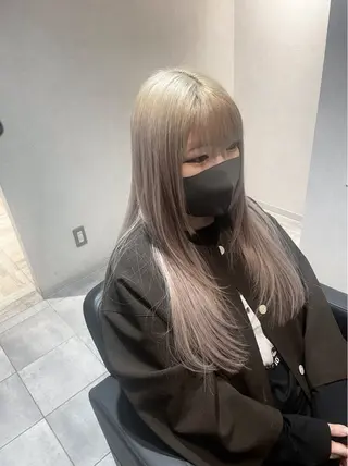 ロング カラー 宮下 弦也のヘアスタイル