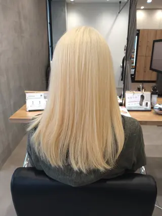 セミロング カラー ブランシェ小幡駅前店 永薗　光司のヘアスタイル