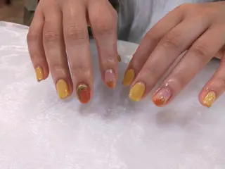 ネイル はばすみれ🎀ﾈｲﾙ 光ﾌｪｲｼｬﾙ ﾍｱのネイルデザイン