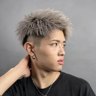 ショート カラー メンズ REGNO 天神大名 メンズサロンのヘアスタイル