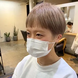 ショート カラー 坂本 裕介/パーマのヘアスタイル