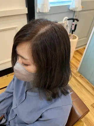 ミディアム カラー 🐰ハイトーンカラー 畠山 渡🐰のヘアスタイル