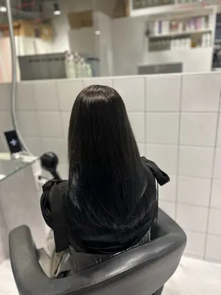 ロング カラー 表参道/透明感カラー /暗髪/ジュキヤのヘアスタイル