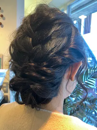 ロング ヘアアレンジ pep natsumiのヘアスタイル