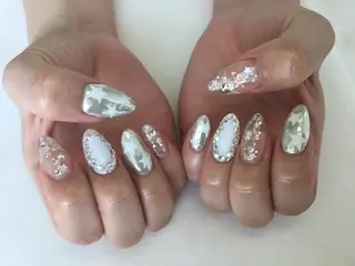 ネイル 💎🐰 saki. m 🐰💎のネイルデザイン