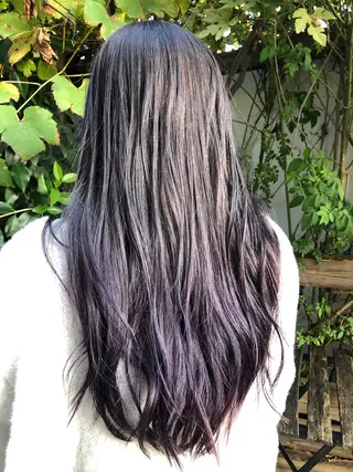 ロング カラー くまがい みゆ【edge.】のヘアスタイル