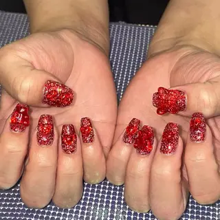 ネイル RICO Nail パーツつけ放題🌈のネイルデザイン