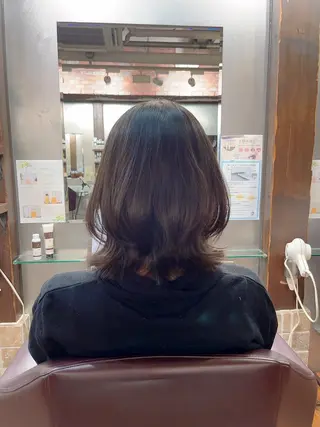 ミディアム 永村 大樹のヘアスタイル