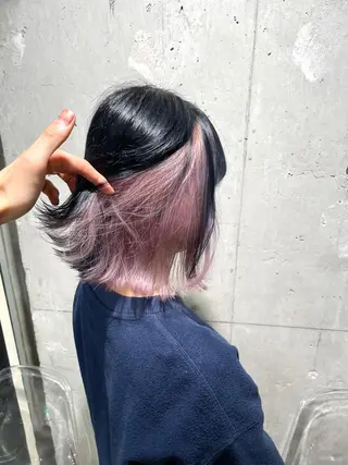 ミディアム カラー ベージュカラー💖 やすひろのヘアスタイル