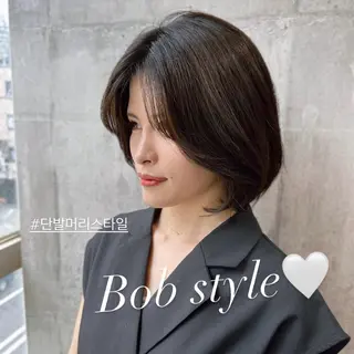 ショート 韓国𝐻𝑎𝑖𝑟 🇰🇷🖤ハラのヘアスタイル