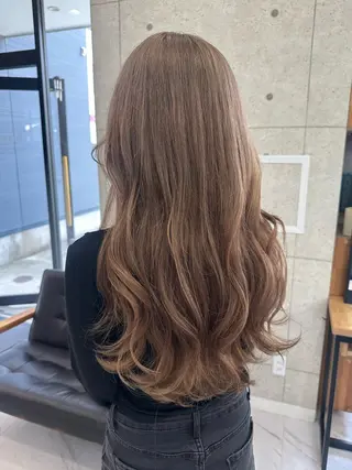 ロング カラー ヘアセット🎀透明感 カラーHiROEのヘアスタイル