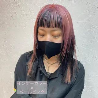 ミディアム カラー 中田 敏明のヘアスタイル