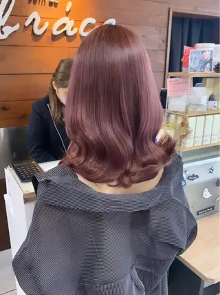 ミディアム 🫧艶髪カラー🫧 森本くるみのヘアスタイル