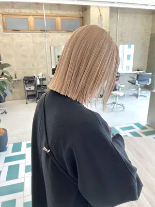 ショート カラー メンズパーマ特化 sayoのヘアスタイル