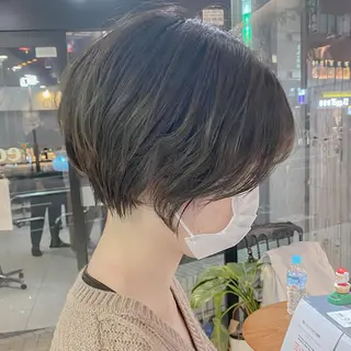 ショート カラー 美髪矯正 特化　川田のヘアスタイル