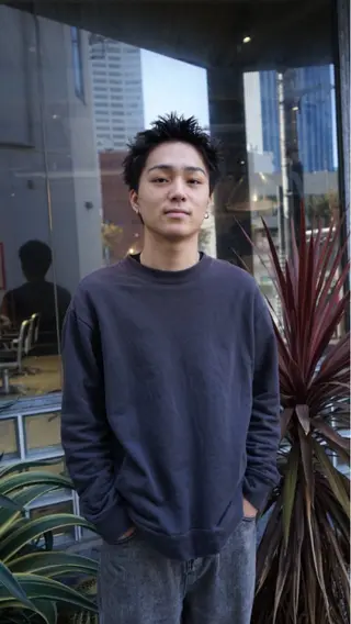 ショート パーマ メンズ スパイキーショート /パーマ/山本孝明のヘアスタイル