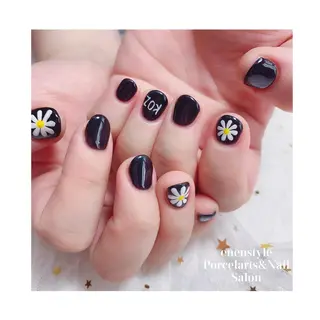 ショート ネイル 👑enen style👑のネイルデザイン