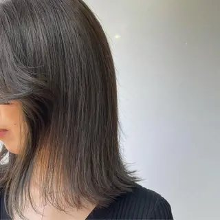 ミディアム カラー ヘアアレンジ 髙塚碧🇰🇷 韓国ヘア🎗️のヘアスタイル