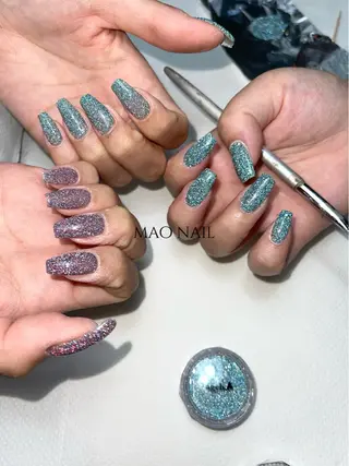 ロング &MERCI nail maoのネイルデザイン