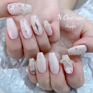 ネイル 長いだし/スカルプ/ パラシェルN.oneのネイルデザイン