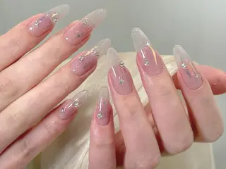 ネイル ☁️Minmin Tsuki💙🩵のネイルデザイン