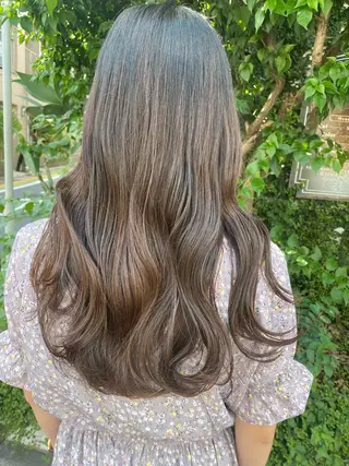 ロング カラー utsumi uran 吉祥寺のヘアスタイル