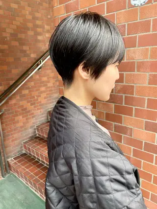 ショート 丹羽大喜 縮毛矯正/美髪矯正のヘアスタイル