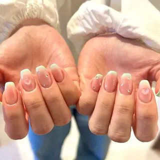 ネイル 🎀kira 長さだし💗モチ最高のネイルデザイン