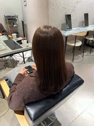 セミロング Unami/新宿 TSUKIのヘアスタイル